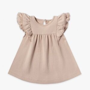 Quincy Mae Flutter Sleeve Dress